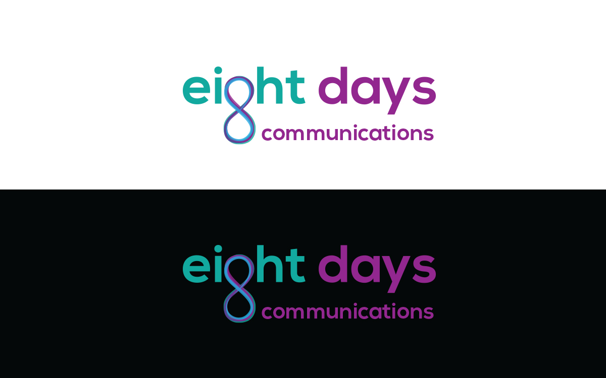 Logo Design by Grafactory for Eight Days Communications | Design #13406345
