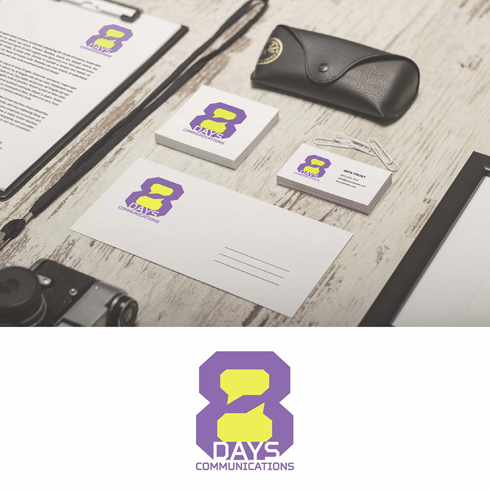 Diseño de Logo por s.shailu007 para Eight Days Communications | Diseño #13394115