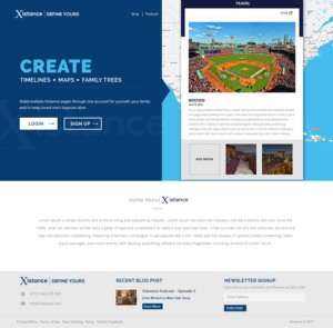 Landing Page Design by webxvision