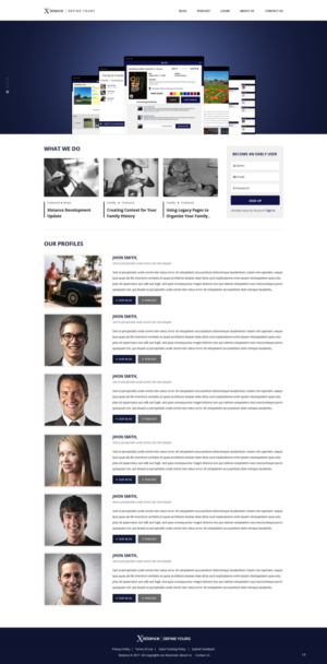 Design de Page d'Accueil par pb pour ce projet | Design : #13402347