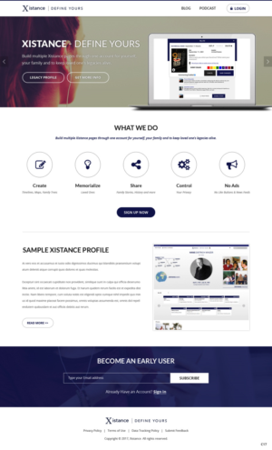 Landing Page-Design von pb für dieses Projekt | Design: #13402364