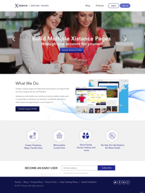 Landing Page Design by pb for this project | Design: #13402384