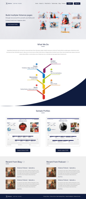Design de Page d'Accueil par Tpith pour ce projet | Design : #13398658