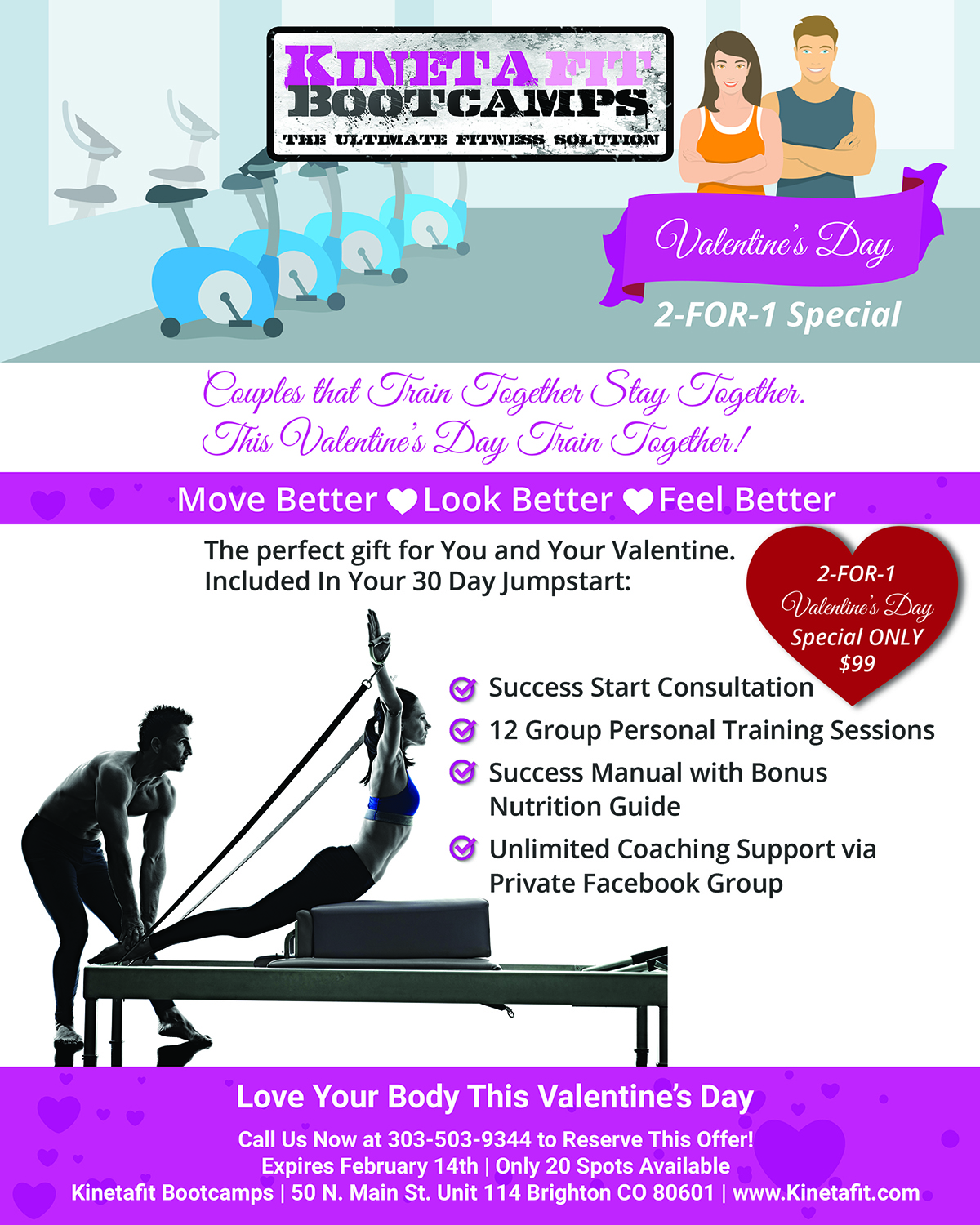 Flyer Design by Aj for Kinetafit | Design #13411494