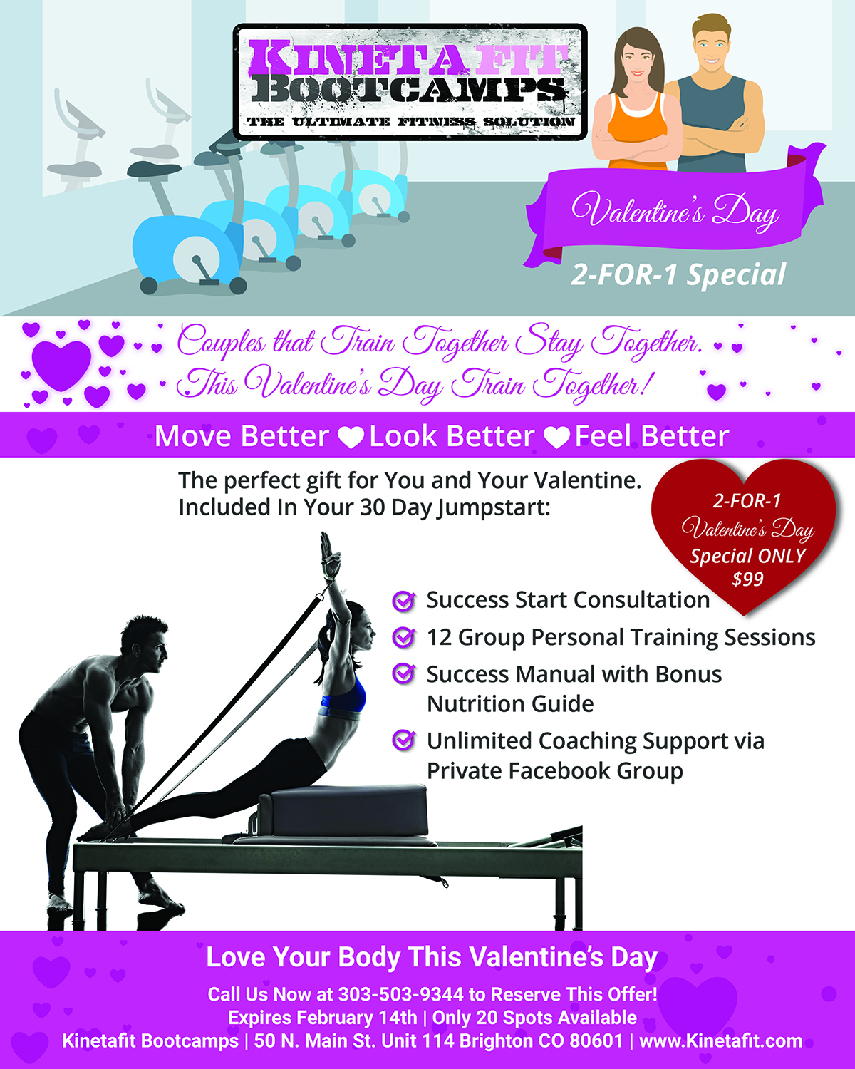 Diseño de Flyer por Aj para Kinetafit | Diseño #13411495