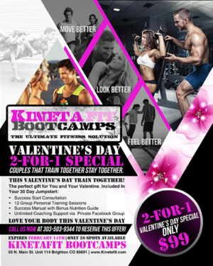 Flyer Design by doodlebag for Kinetafit | Design #13409077