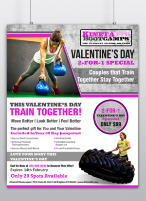 Design de Flyer par creative.bugs pour Kinetafit | Design : #13407036