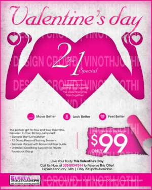 Flyer Design by Vinoth J for Kinetafit | Design: #13448199