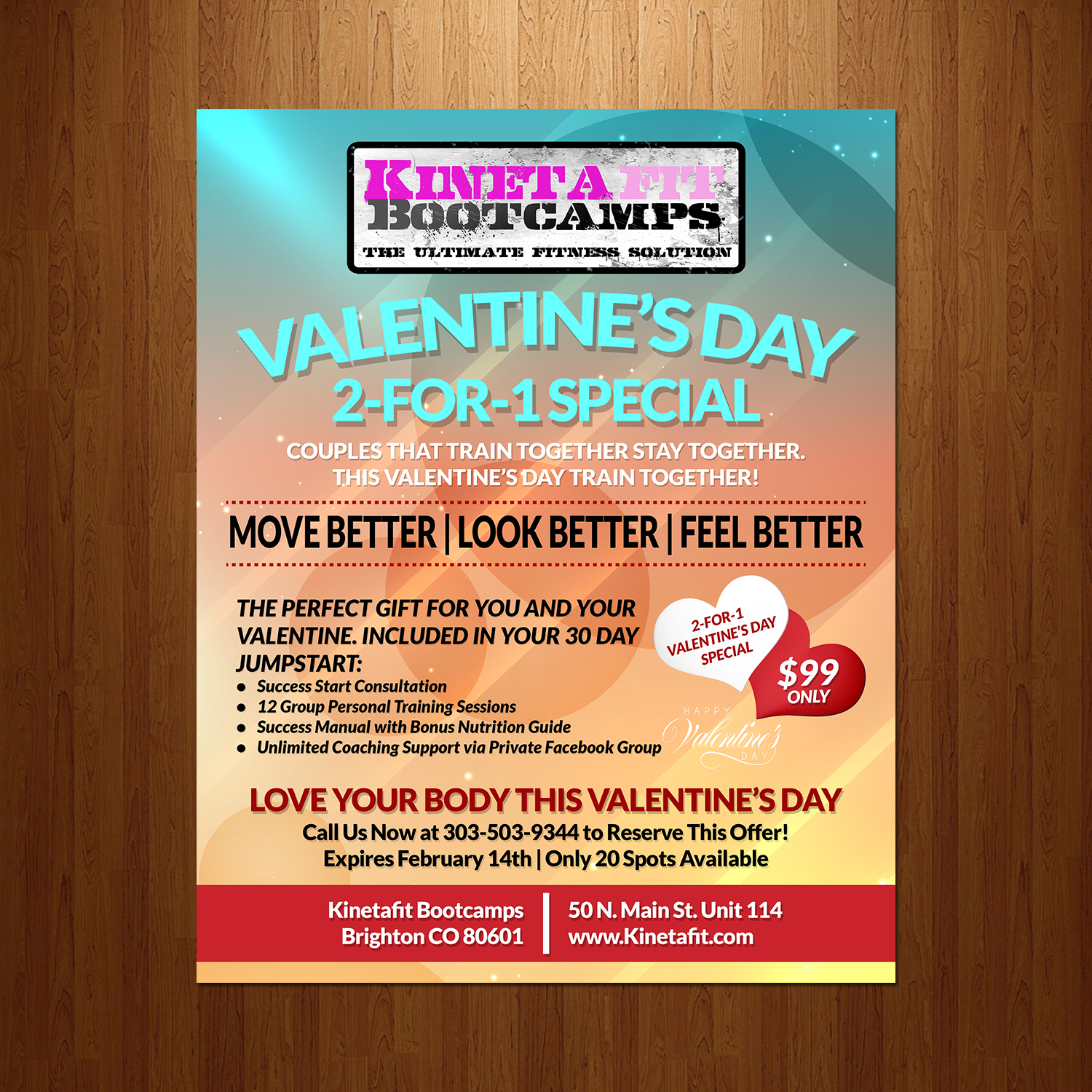 Flyer Design by VEGA-Designs for Kinetafit | Design #13438473