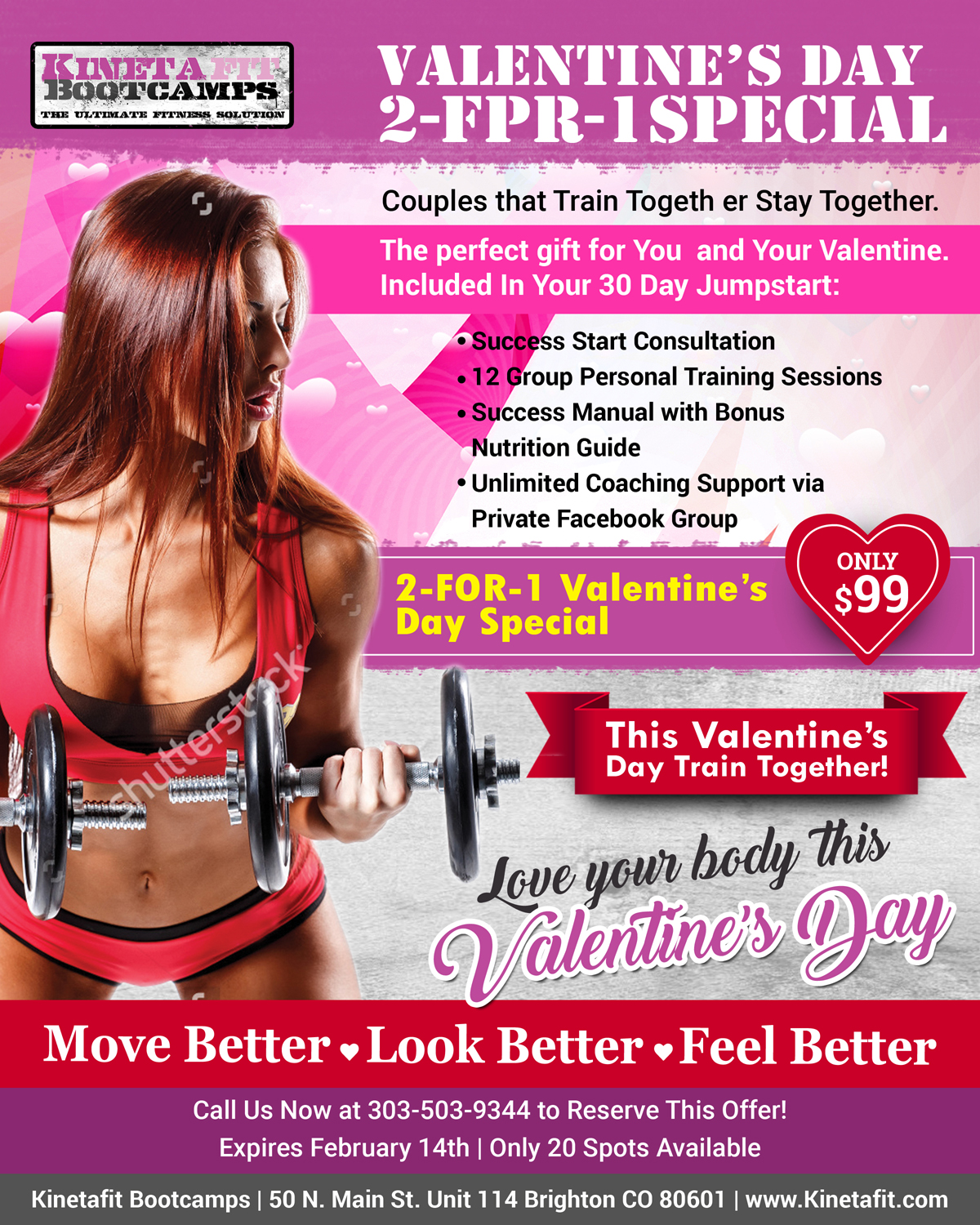 Flyer Design by Samir Mirza for Kinetafit | Design #13430202