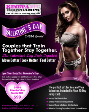 Design de Flyer par Samir Mirza pour Kinetafit | Design : #13430234