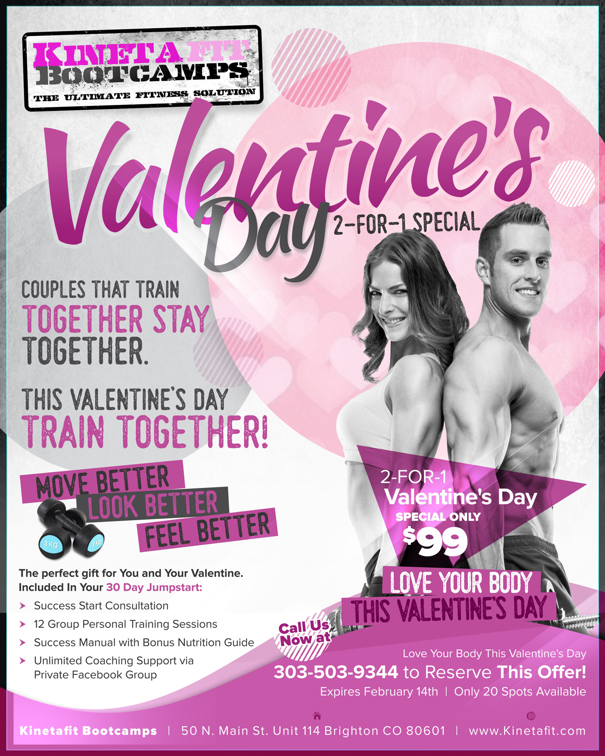 Flyer Design by Marketing Wings for Kinetafit | Design #13457868