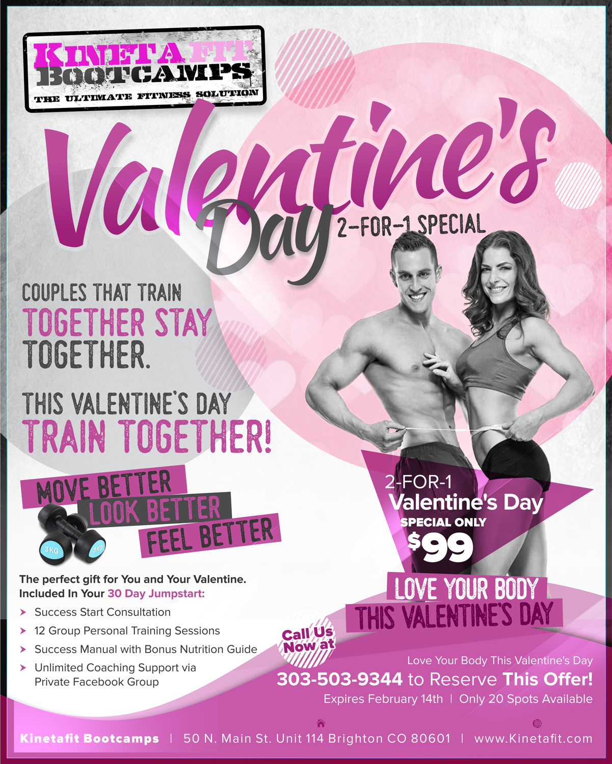 Flyer Design by Marketing Wings for Kinetafit | Design #13457869