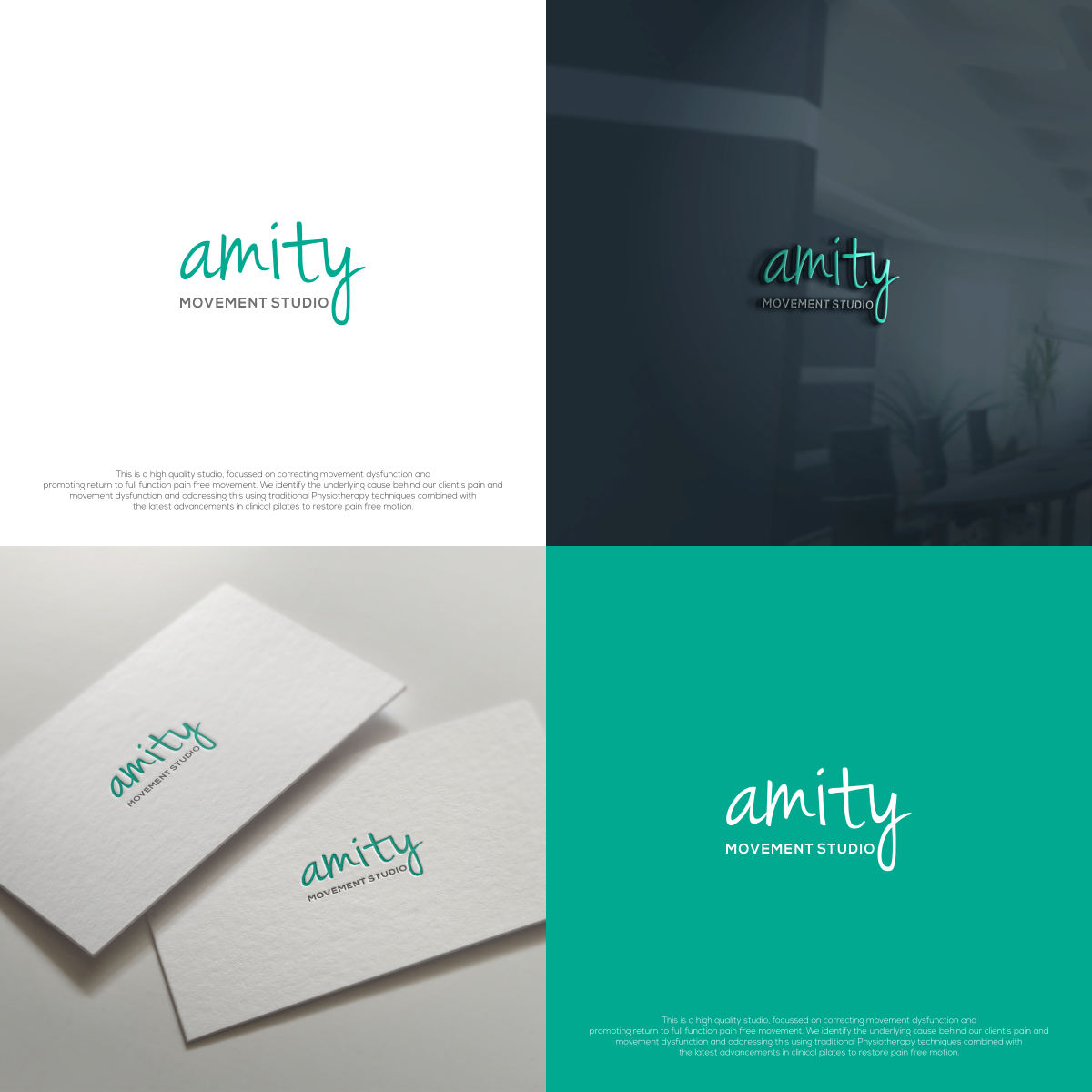 Logo Design by jenggot_merah_ for Amity Physiotherapy & Clinical Pilates | Design #13405834