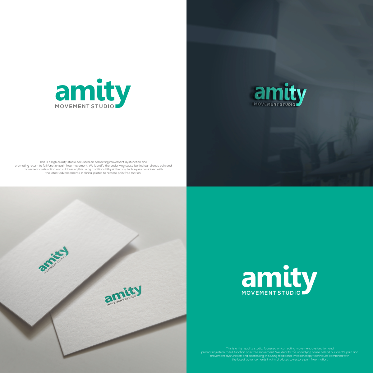 Logo Design by jenggot_merah_ for Amity Physiotherapy & Clinical Pilates | Design #13405835