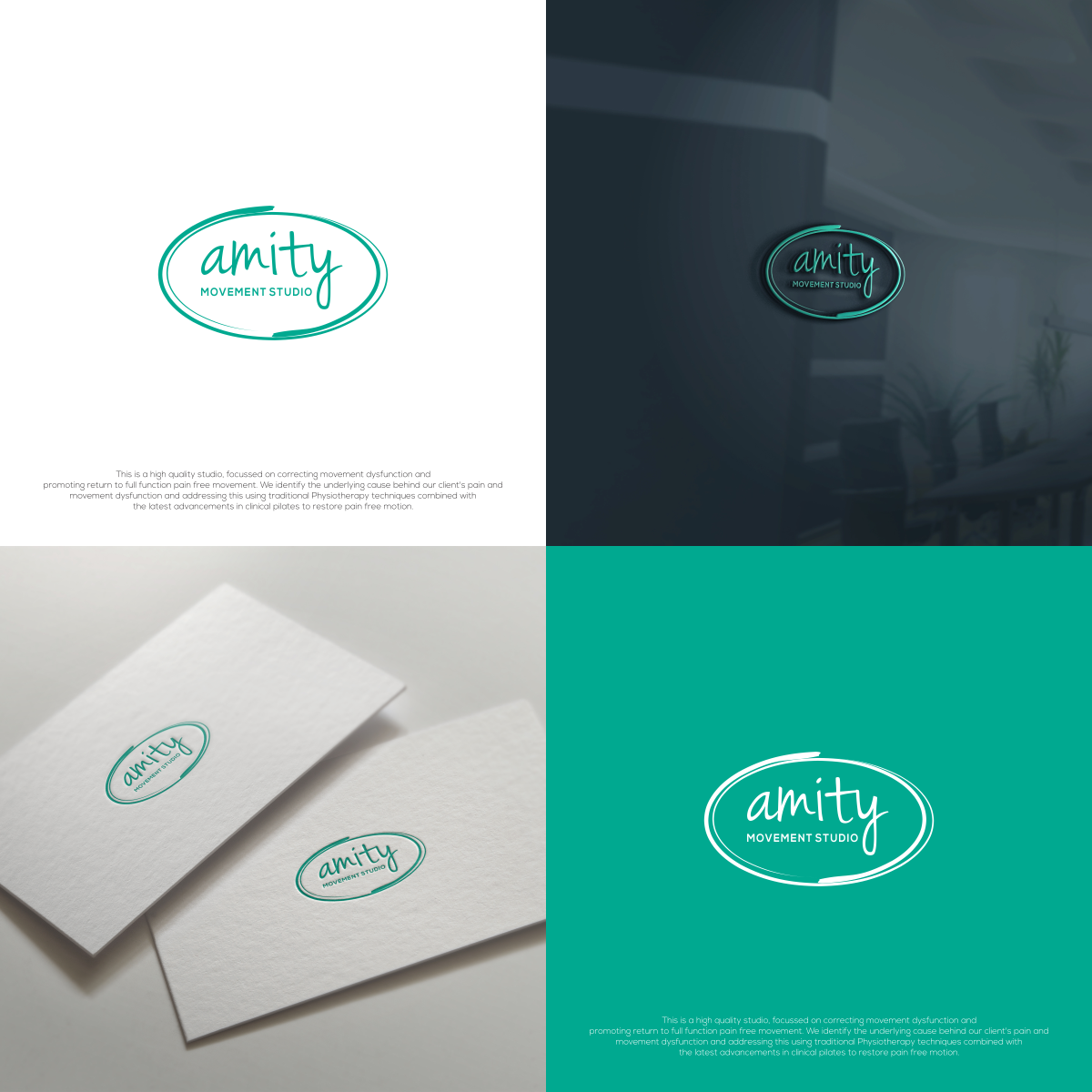 Logo Design by jenggot_merah_ for Amity Physiotherapy & Clinical Pilates | Design #13405836