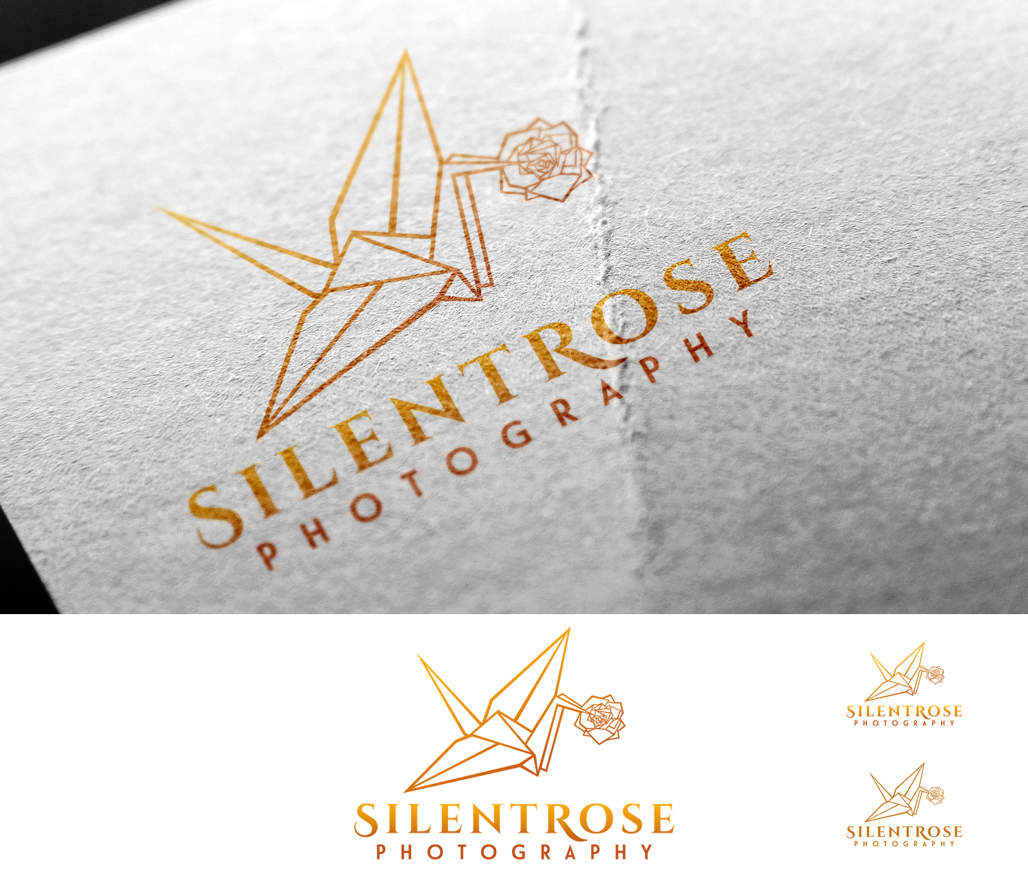 Logo Design by Ana White for Silentrose Photography | Design #13524291