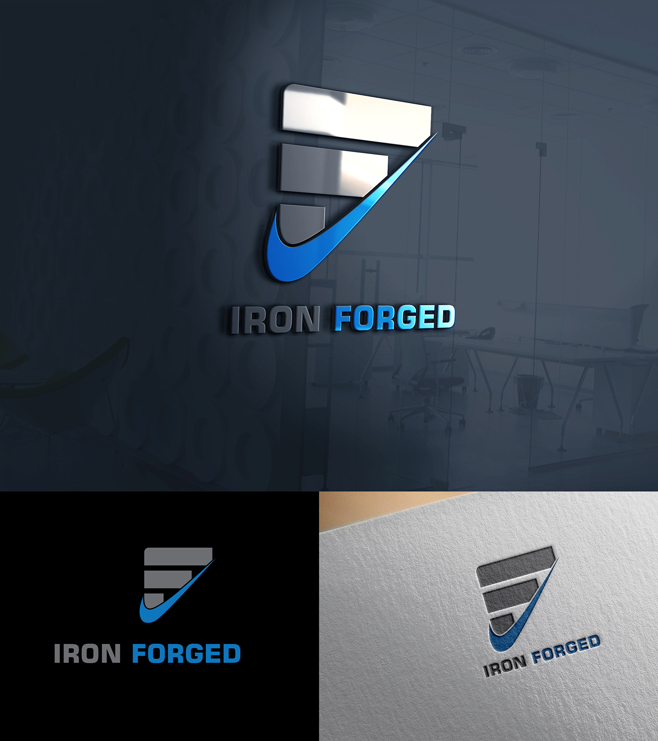 Logo Design by Anooshaa for Iron Forged | Design #13514701