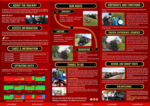 Flyer Design by SAI DESIGNS for Cleethorpes Light Railway Ltd | Design: #13581581