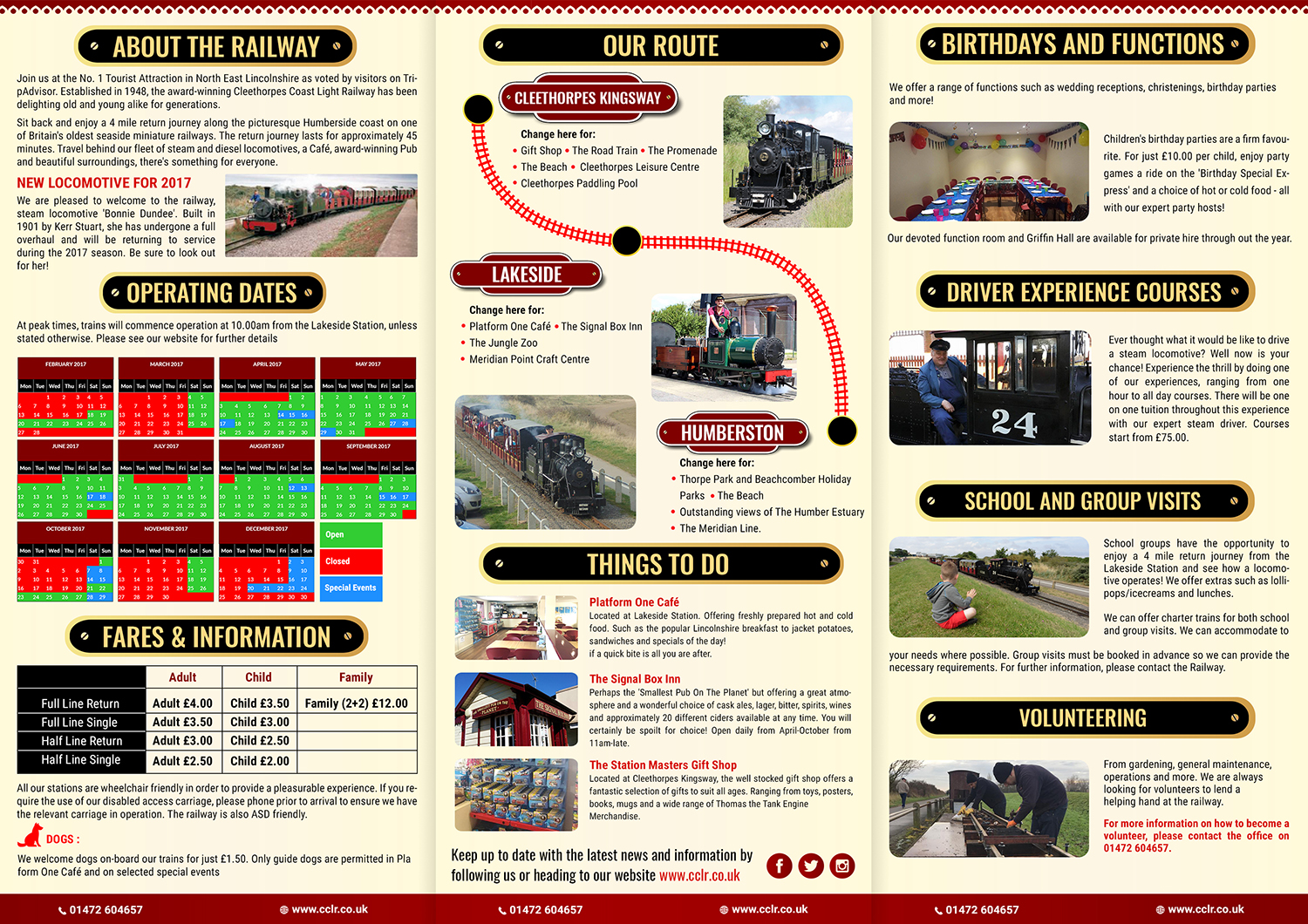 Flyer Design by SAI DESIGNS for Cleethorpes Light Railway Ltd | Design #13633409