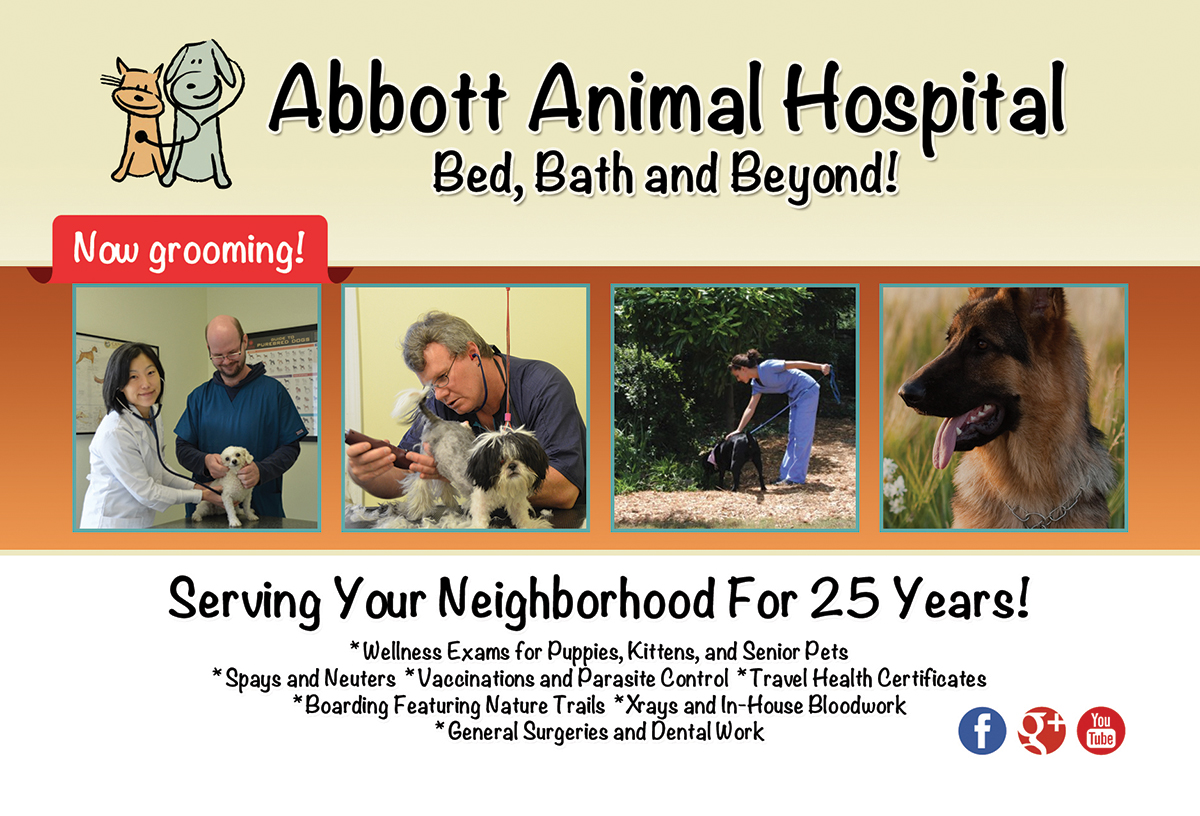 Diseño de Postal por VEGA-Designs para Abbott Animal Hospital | Diseño #13403410
