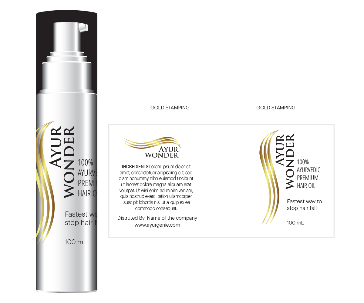 Diseño de Etiqueta por Sucre para Vaishnavi Herbals | Diseño #2486938