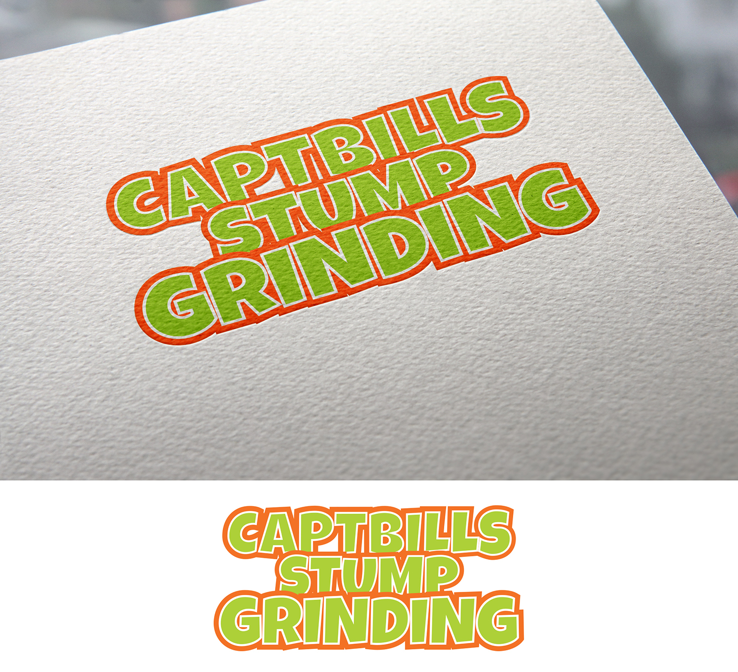 Logo Design by Anooshaa for CaptBill's Stump Grinding | Design #13477918