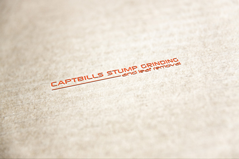 Logo Design by armanmajumder1 for CaptBill's Stump Grinding | Design #13397275