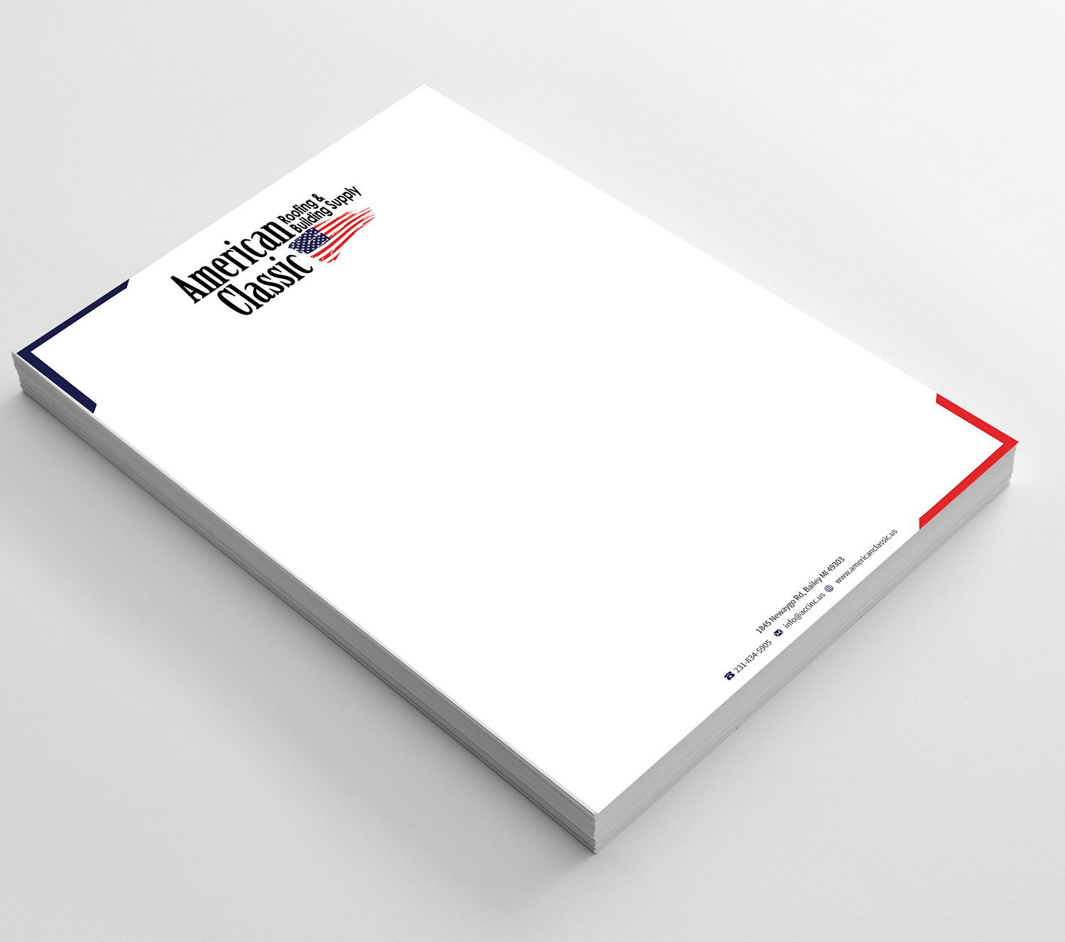 Stationery Design by Shabnum Khan for American Classic | Design #13501876