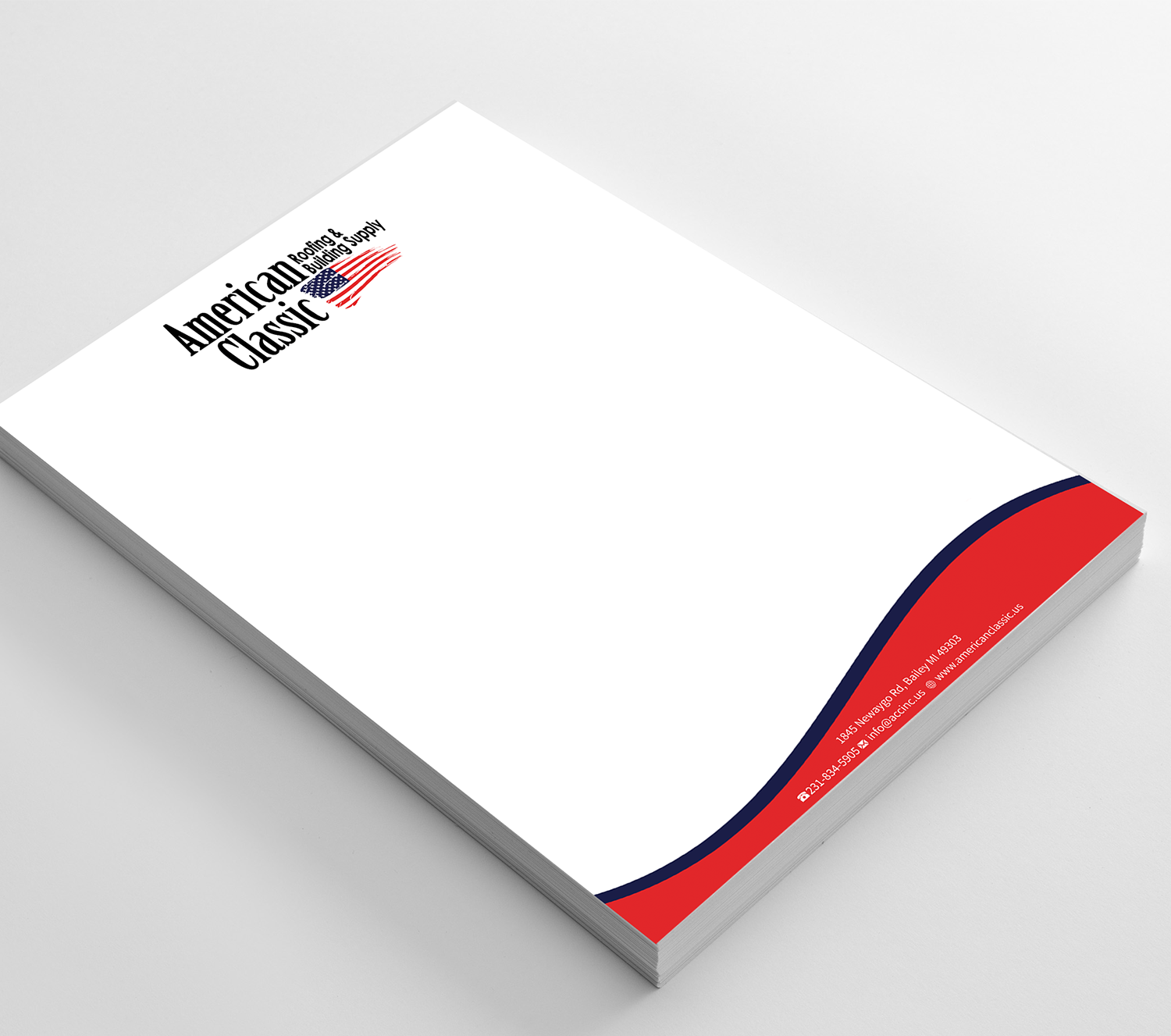 Stationery Design by Shabnum Khan for American Classic | Design #13501877
