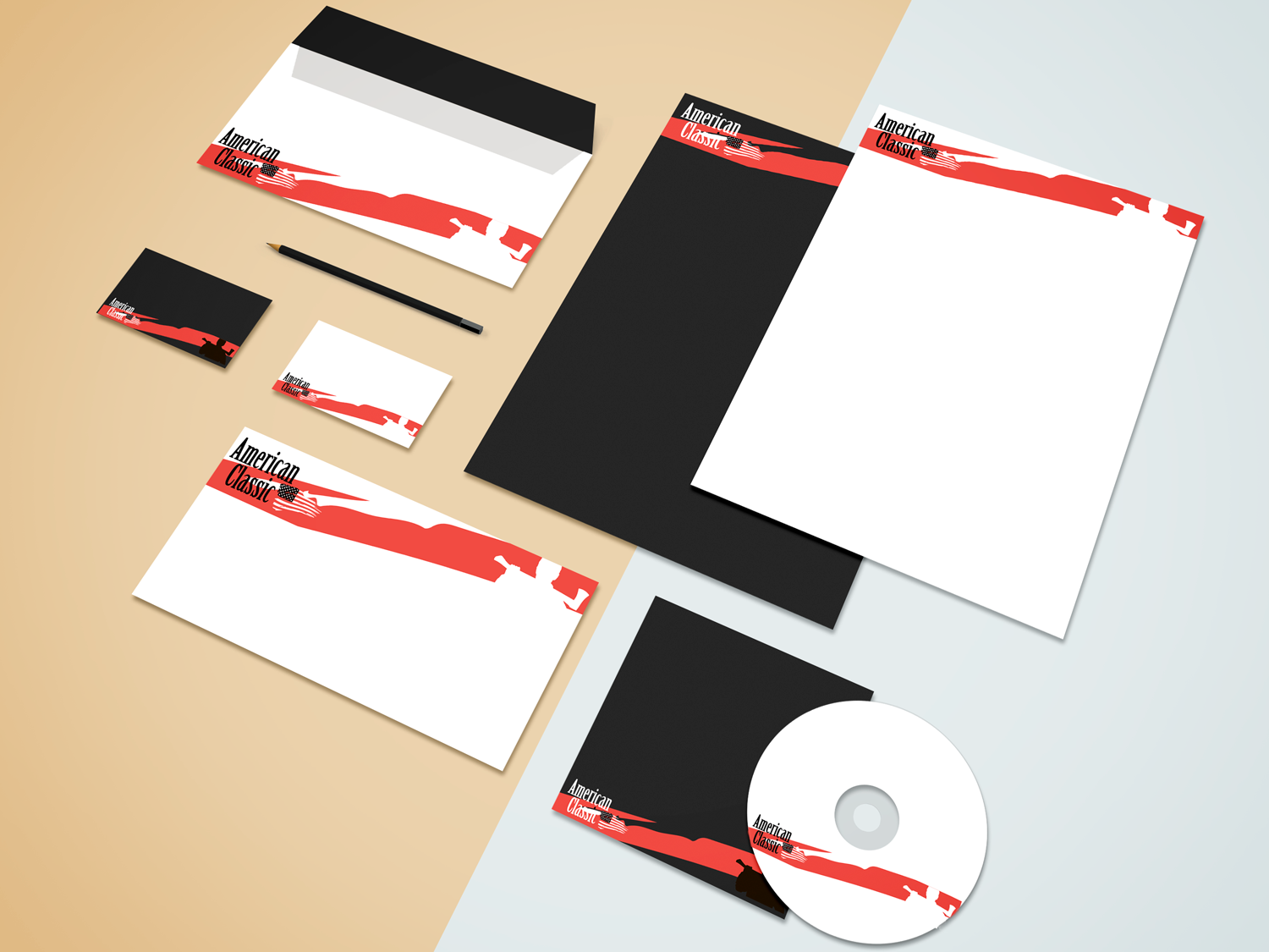 Stationery Design by broken.bike for American Classic | Design #13504189