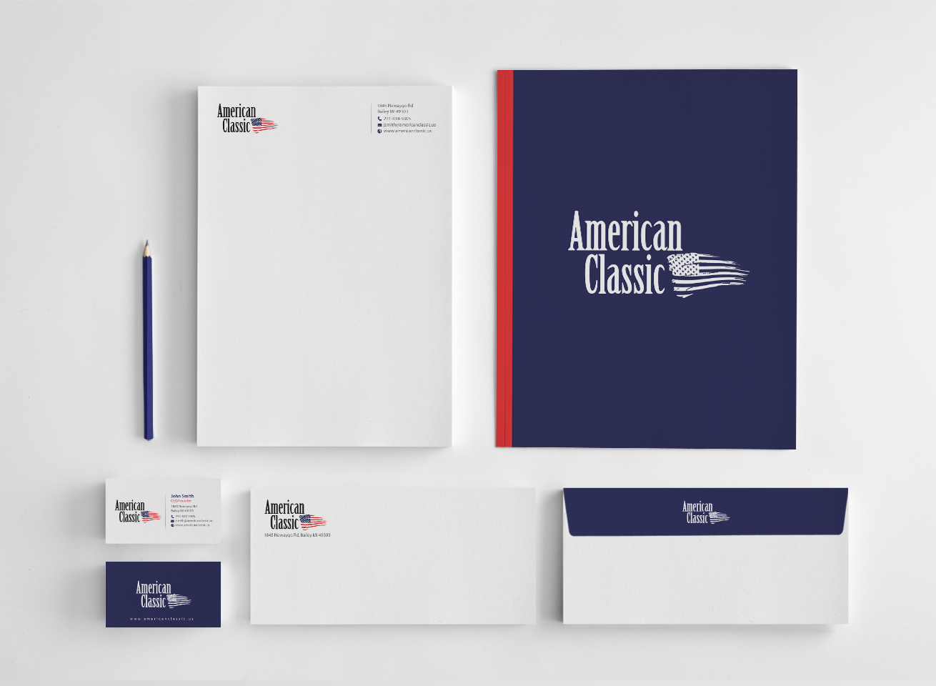 Stationery Design by chandrayaan.creative for American Classic | Design #13395840