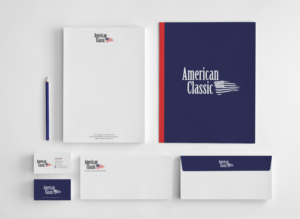 Schreibwaren-Design von chandrayaan.creative für American Classic | Design: #13395842