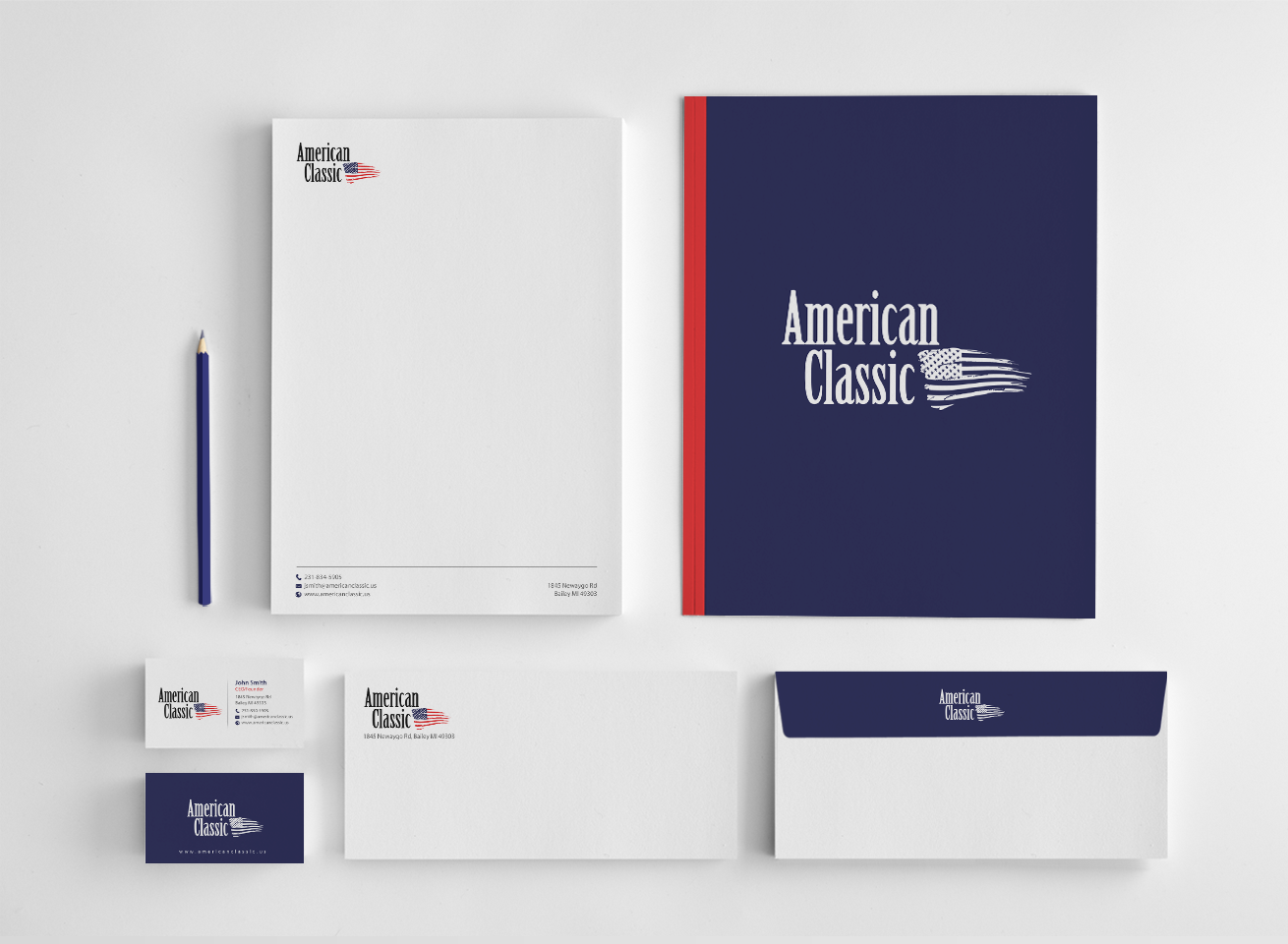 Stationery Design by chandrayaan.creative for American Classic | Design #13395843