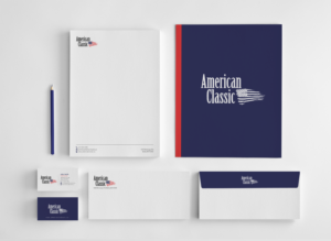 Schreibwaren-Design von chandrayaan.creative für American Classic | Design: #13395843