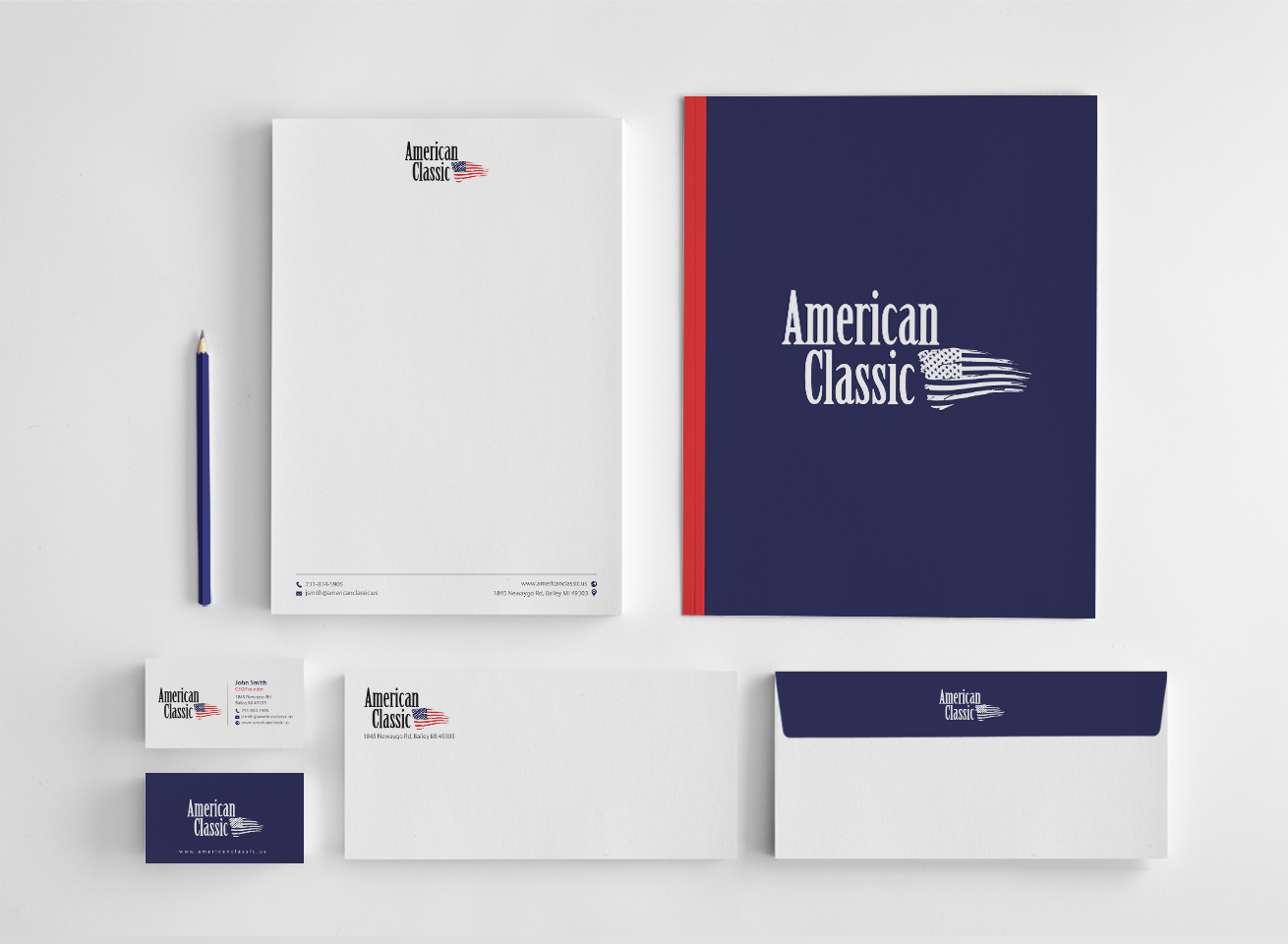 Stationery Design by chandrayaan.creative for American Classic | Design #13395844