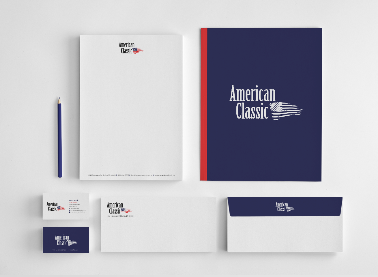 Stationery Design by chandrayaan.creative for American Classic | Design #13395845