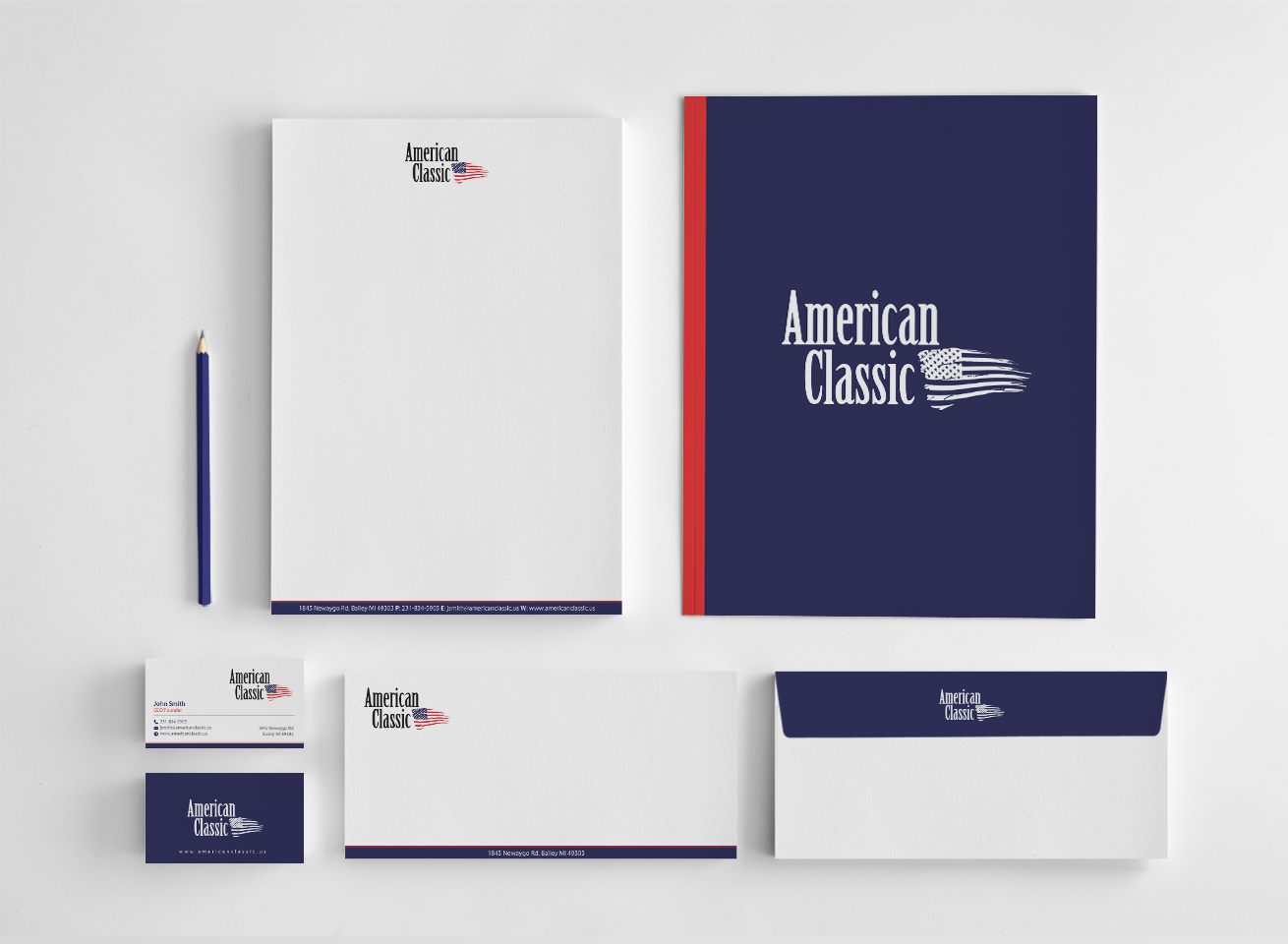 Stationery Design by chandrayaan.creative for American Classic | Design #13395867
