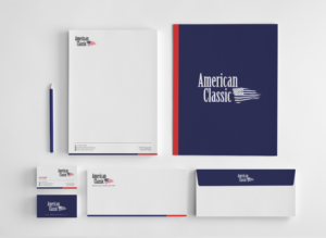 Schreibwaren-Design von chandrayaan.creative für American Classic | Design: #13395868