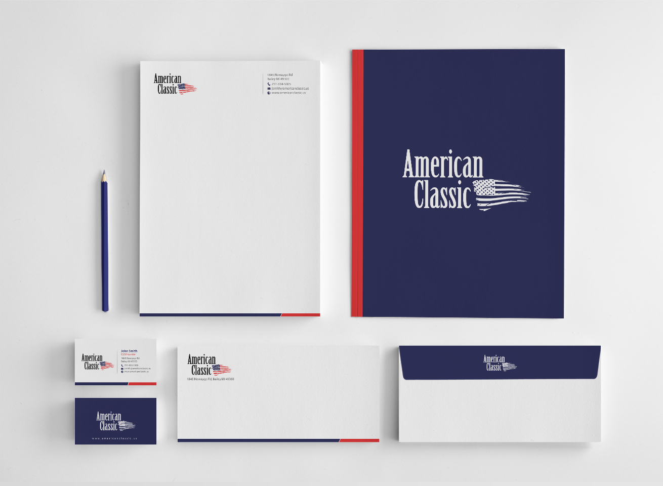 Stationery Design by chandrayaan.creative for American Classic | Design #13395869