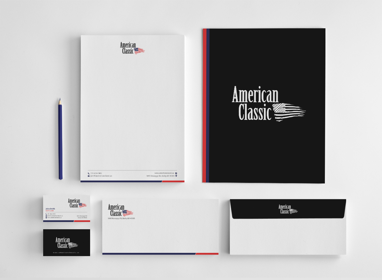 Stationery Design by chandrayaan.creative for American Classic | Design #13395878