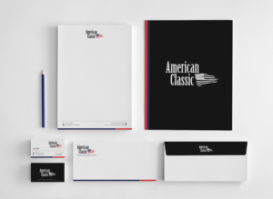 Schreibwaren-Design von chandrayaan.creative für American Classic | Design: #13395878