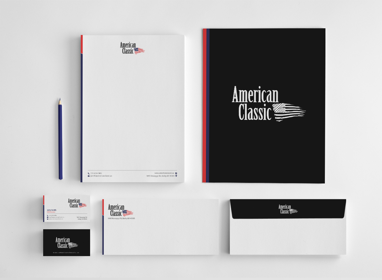 Stationery Design by chandrayaan.creative for American Classic | Design #13395881