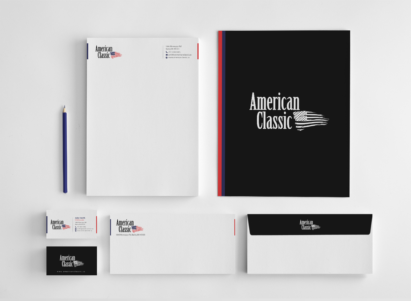 Stationery Design by chandrayaan.creative for American Classic | Design #13395946