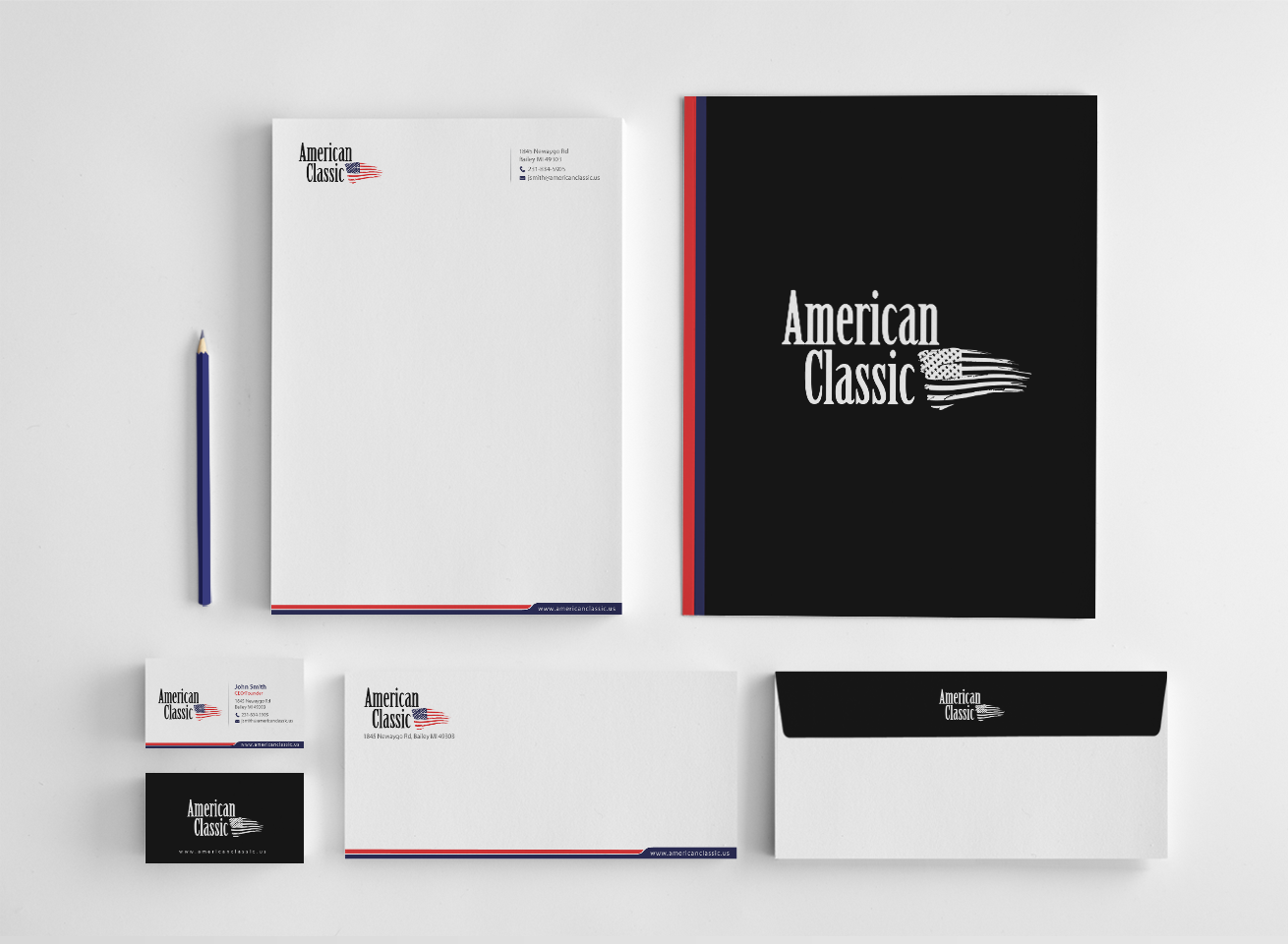 Stationery Design by chandrayaan.creative for American Classic | Design #13395947
