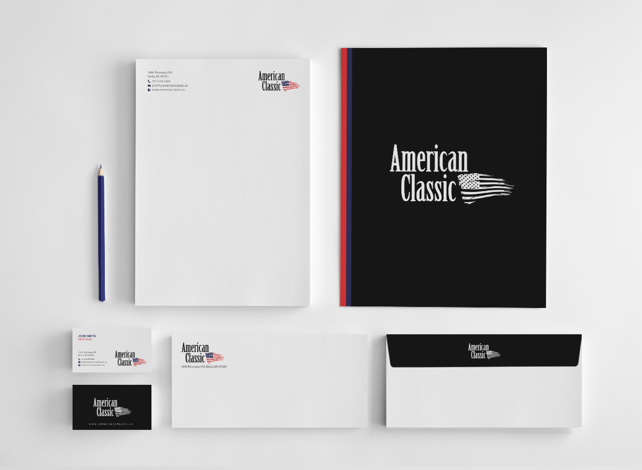 Stationery Design by chandrayaan.creative for American Classic | Design #13395948