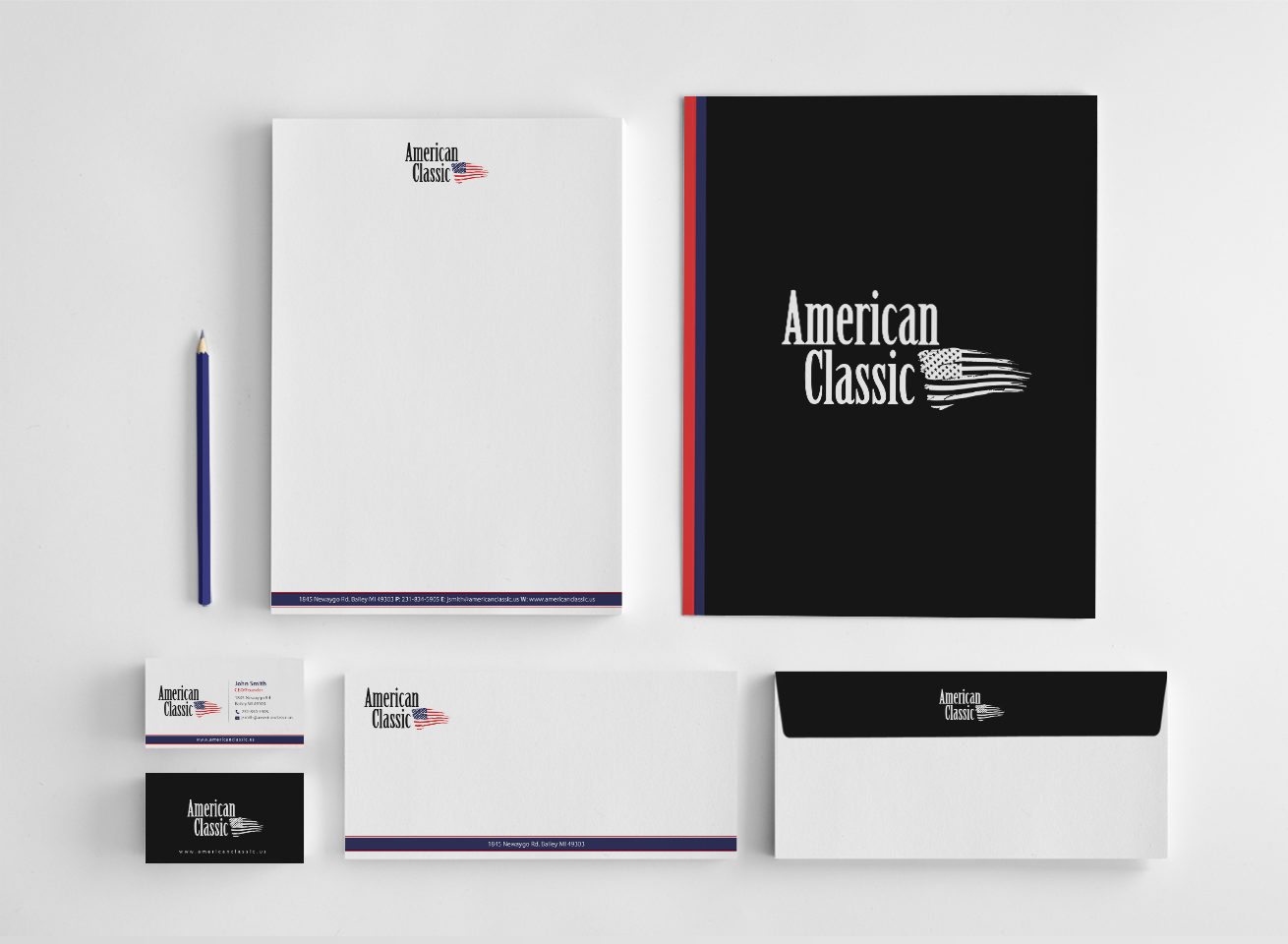 Stationery Design by chandrayaan.creative for American Classic | Design #13395949