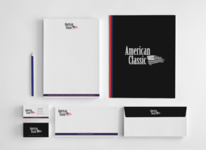Schreibwaren-Design von chandrayaan.creative für American Classic | Design: #13395949