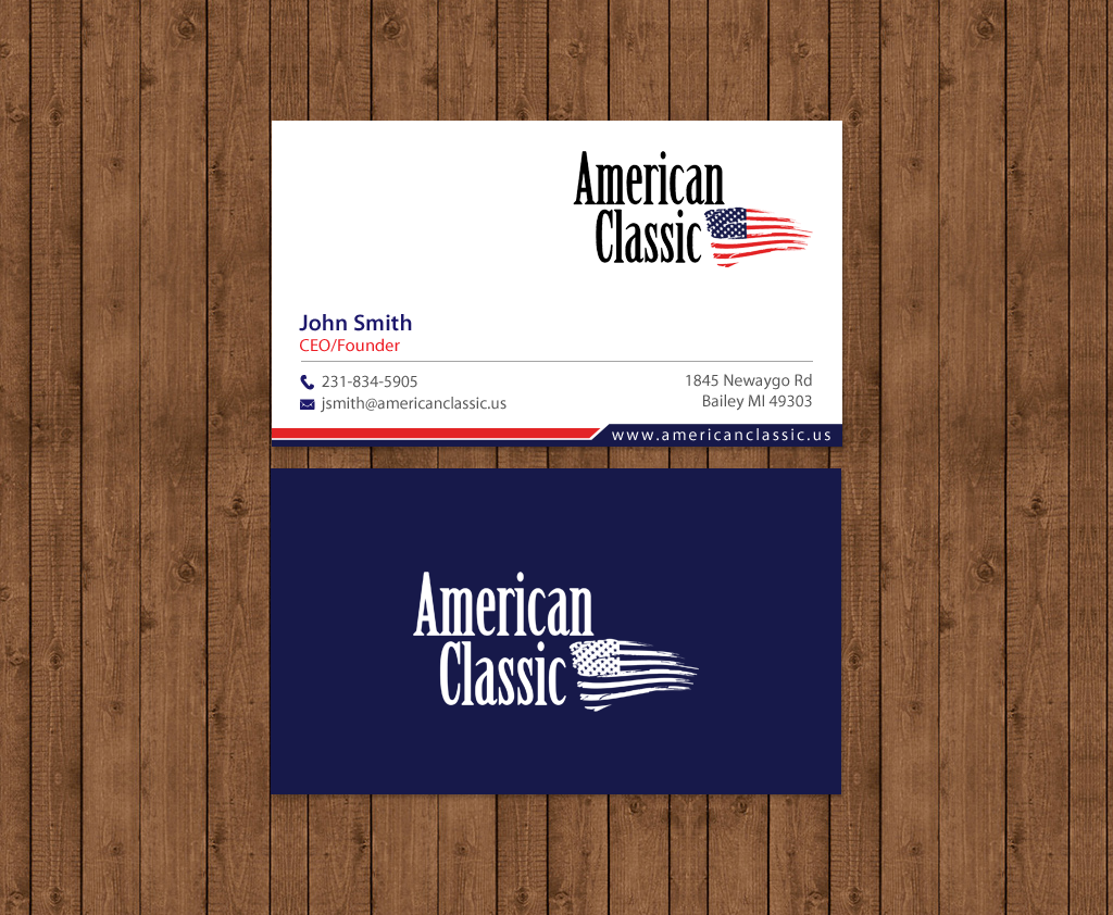 Stationery Design by chandrayaan.creative for American Classic | Design #13399433
