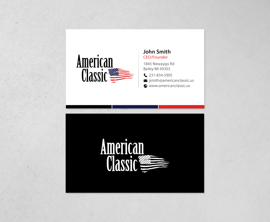 Stationery Design by chandrayaan.creative for American Classic | Design #13399455
